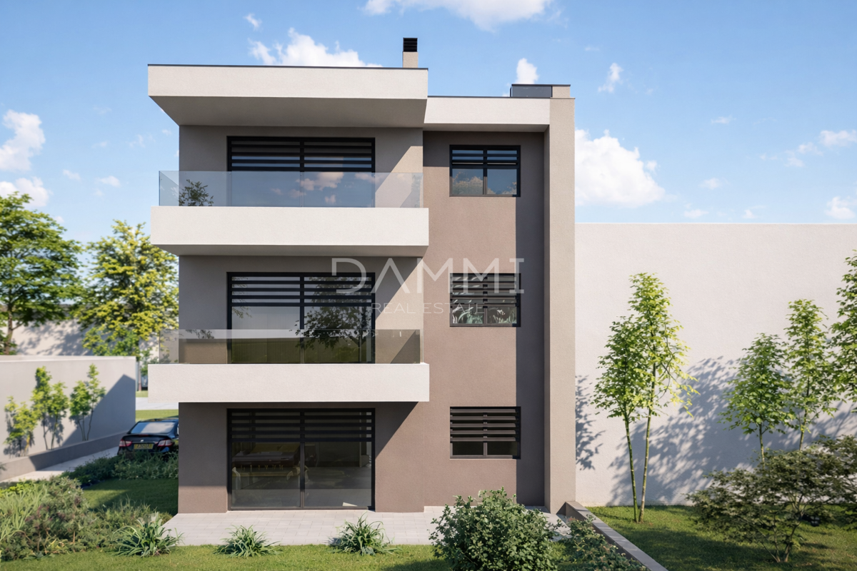 Istra, Valbandon - appartamento bilocale, nuova costruzione, vicino al mare