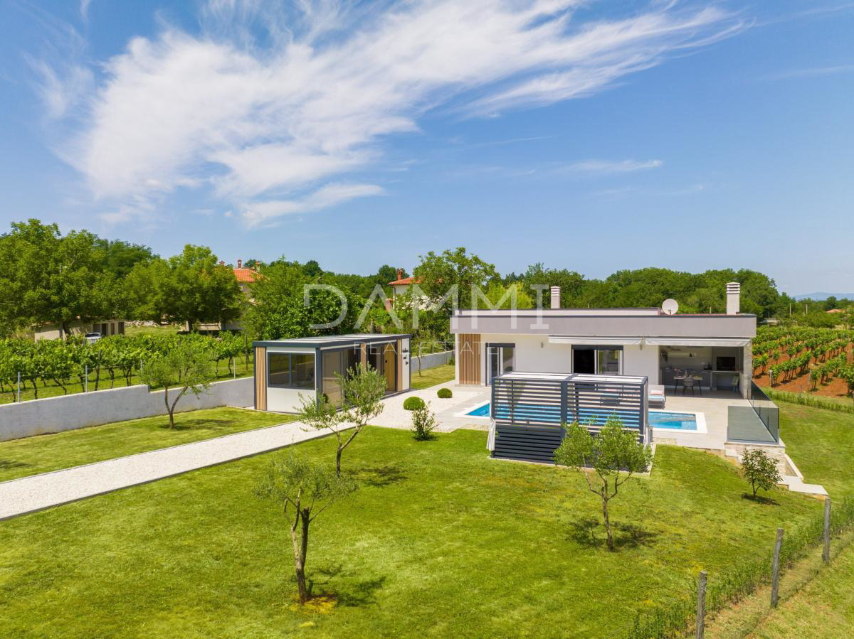 ISTRIA, LABIN - Casa con piscina, grande giardino e benessere