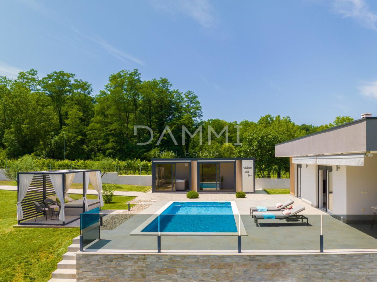 ISTRIA, LABIN - Casa con piscina, grande giardino e benessere