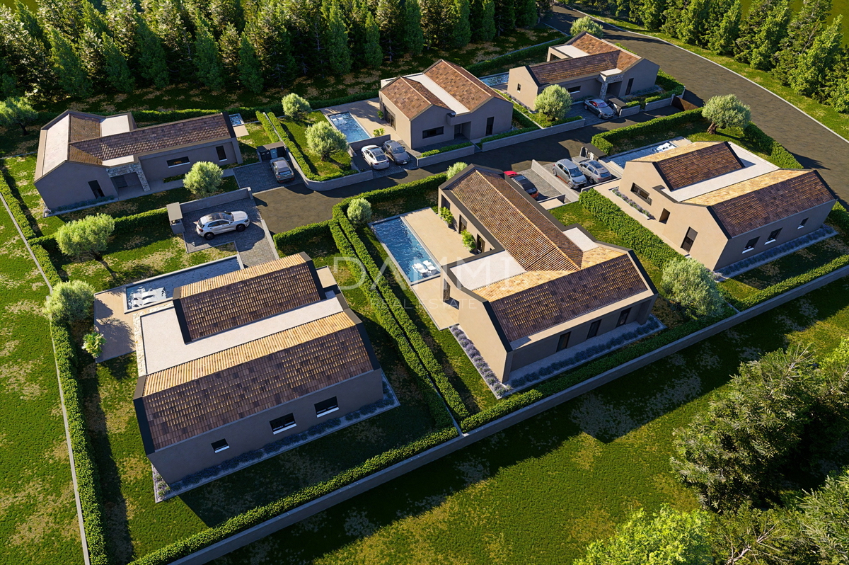 ISTRA, SVETVINČENAT - Incantevole casa con piscina in resort chiuso