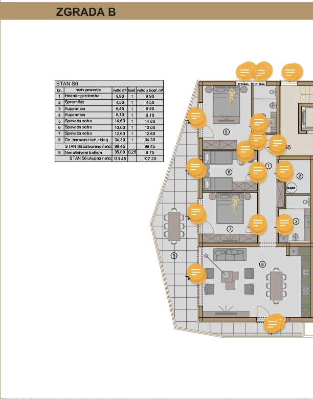 Istra, Pješčana uvala - appartamento bilocale, nuova costruzione di lusso