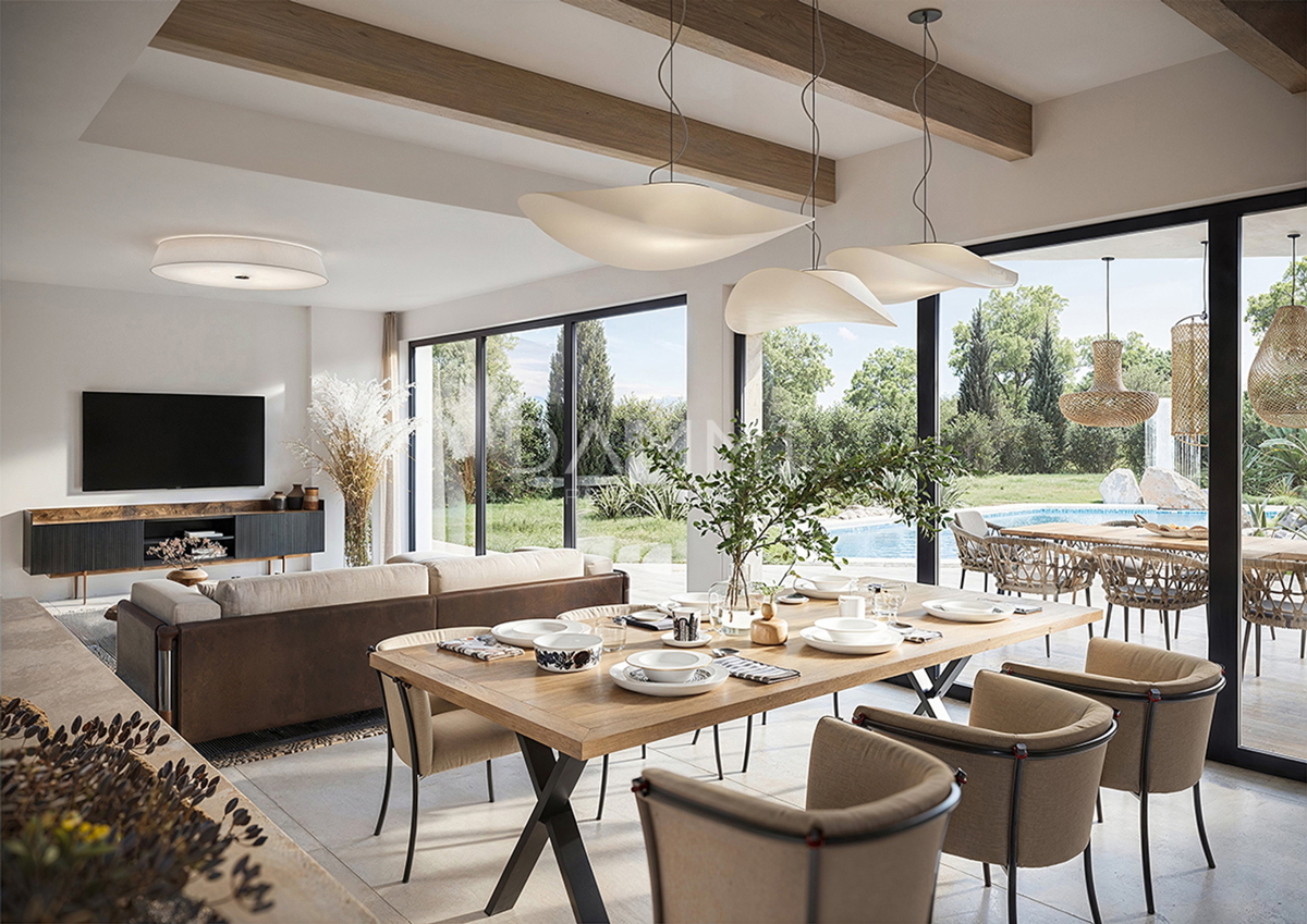 ISTRA, TINJAN - Villa moderna con piscina esclusiva e campo da padel