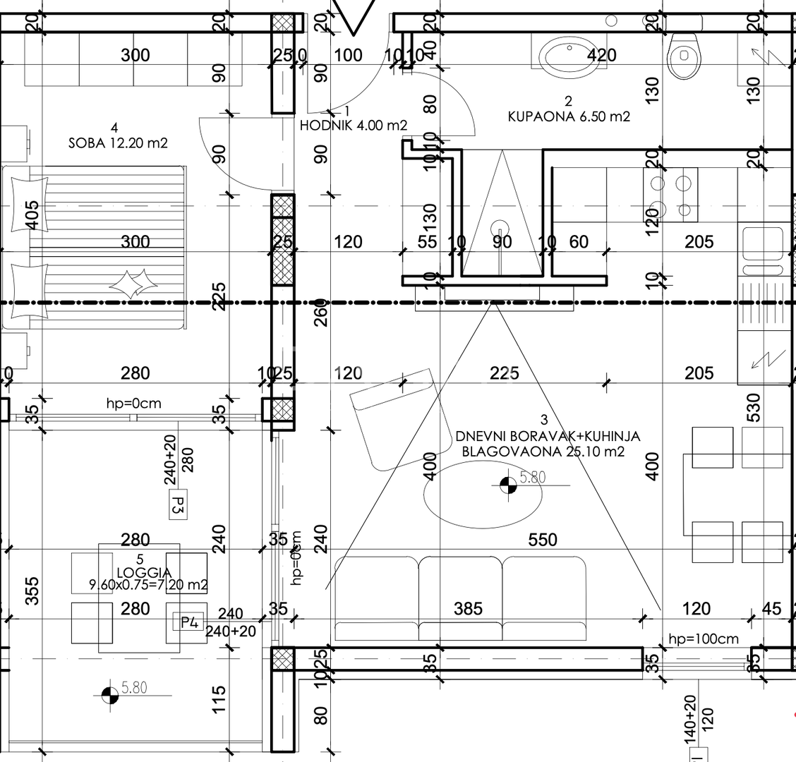 PULA, VELI VRH - Appartamento in nuova costruzione esclusiva