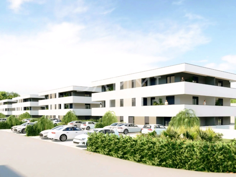 Istra, Pula - appartamento bilocale, nuova costruzione, piano terra con giardino