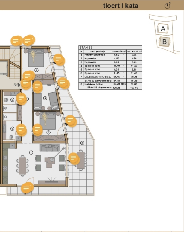 Istra, Pješčana uvala - appartamento bilocale, nuova costruzione di lusso