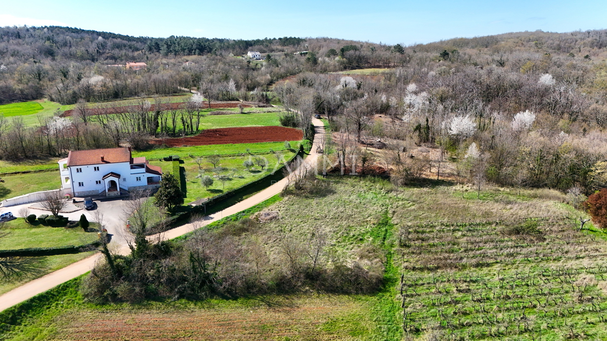MOTOVUN, ZONA CIRCOSTANTE - Terreno edificabile di 815 m2 con vista aperta