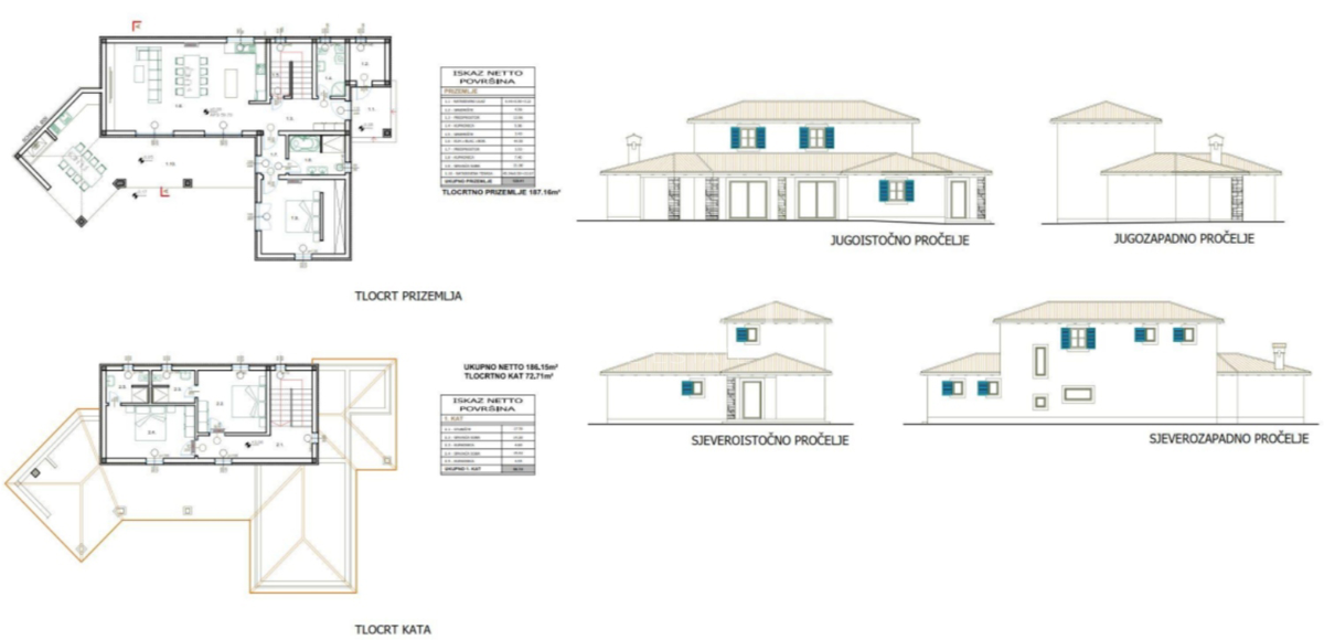 ISTRIA, CANFANARO - VILLA DI NUOVA COSTRUZIONE CON PISCINA