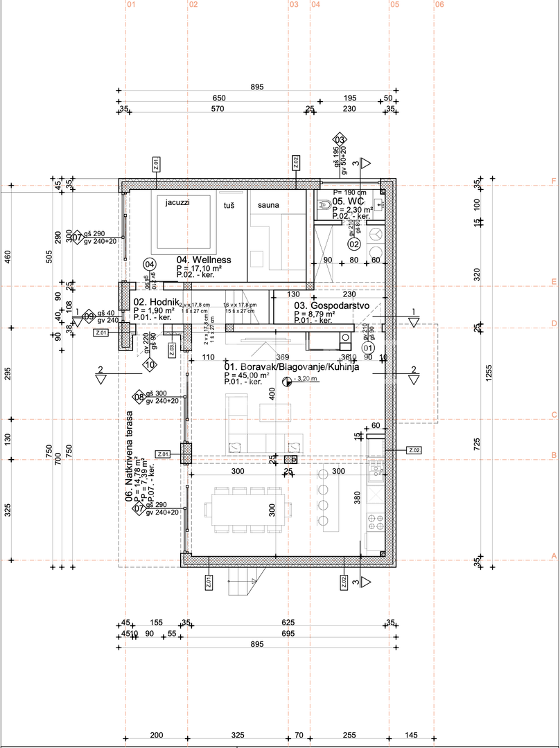 ISTRA, ŽMINJ - Villa moderna con piscina e zona benessere in costruzione