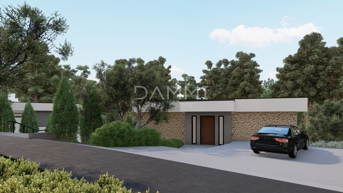 ISTRA, ŽMINJ - Villa moderna con piscina e zona benessere in costruzione