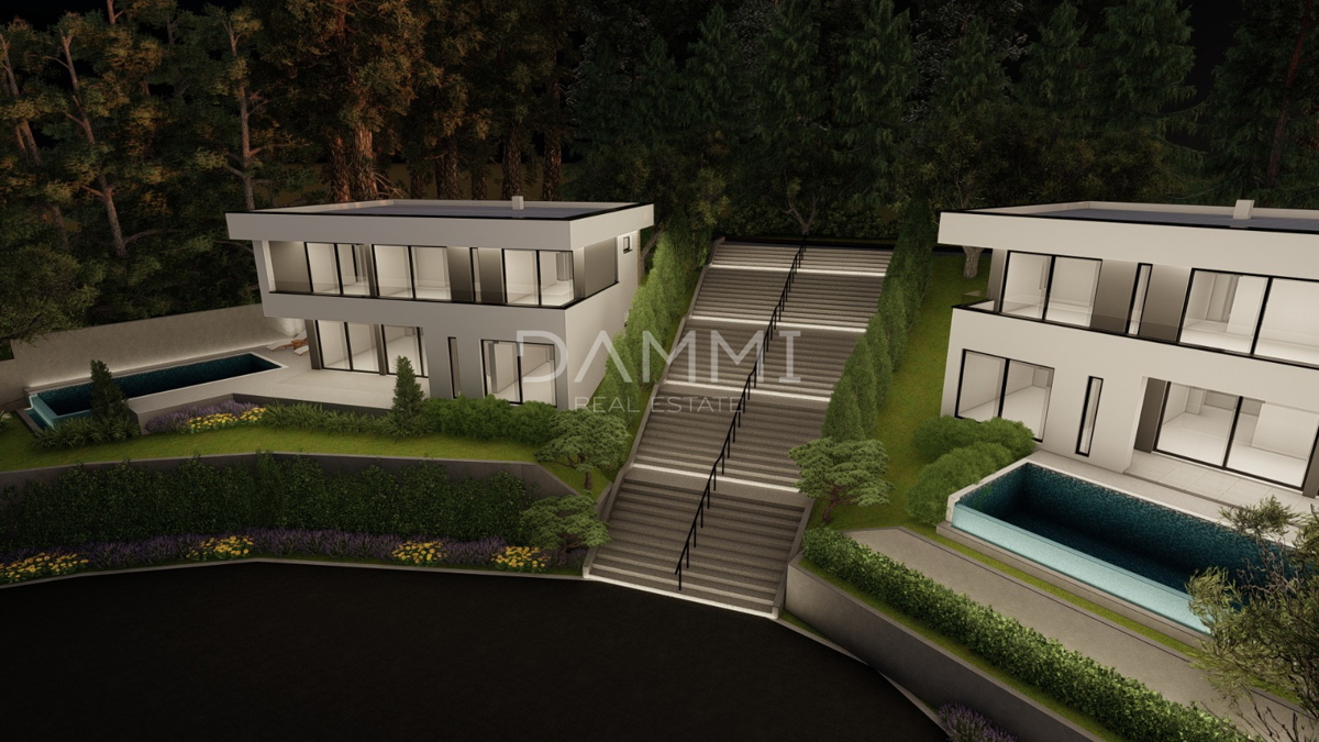 ISTRA, ŽMINJ - Villa moderna con piscina e zona benessere in costruzione