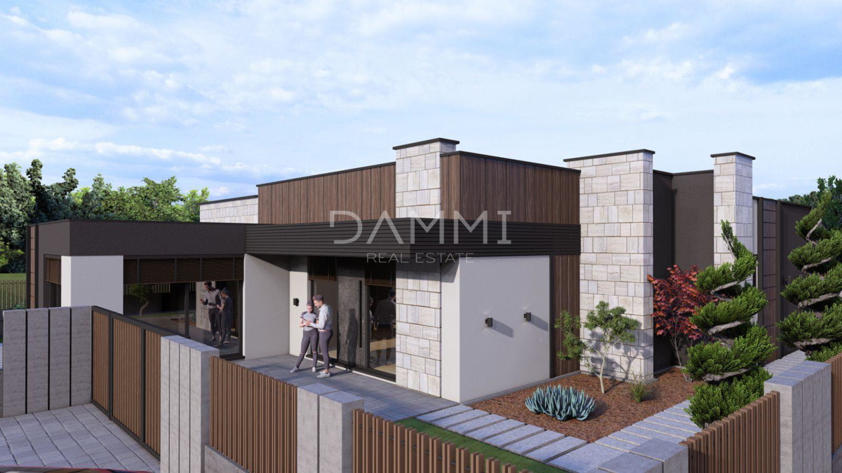 ISTRA, ŽMINJ - Casa moderna con piscina e centro benessere