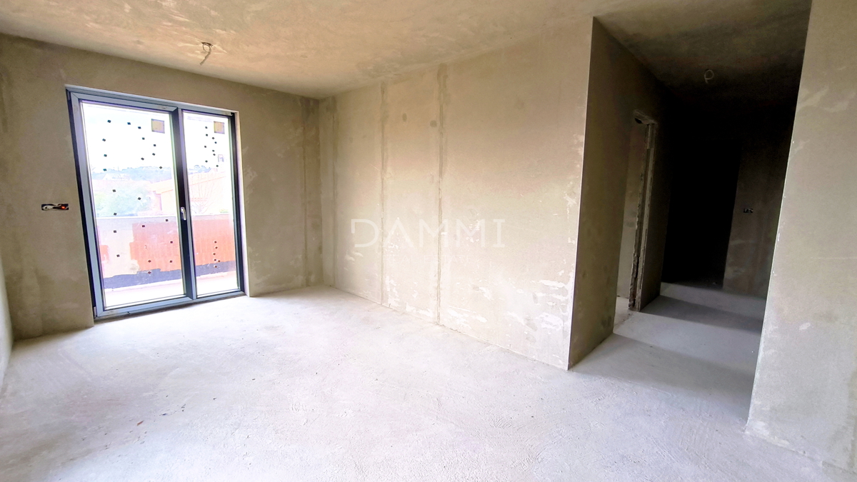 Istra, Pula - appartamento con una camera, nuova costruzione, piano terra con giardino