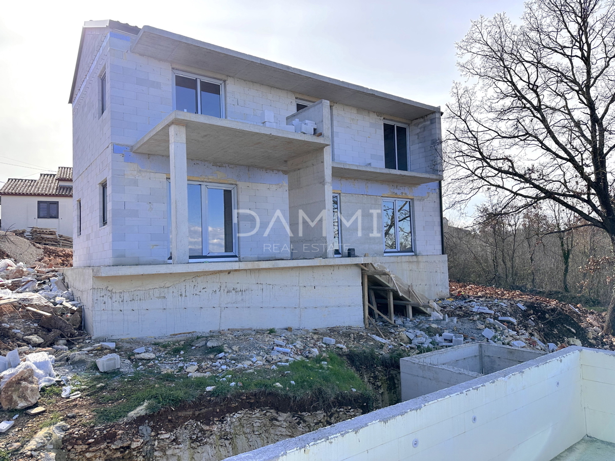 ISTRIA, RAKALJ - Casa con piscina con bellissima vista sul mare