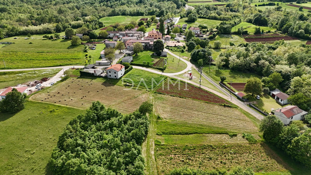 ISTRIA, ŽMINJ - Terreno edificabile con vista aperta 1001 m2