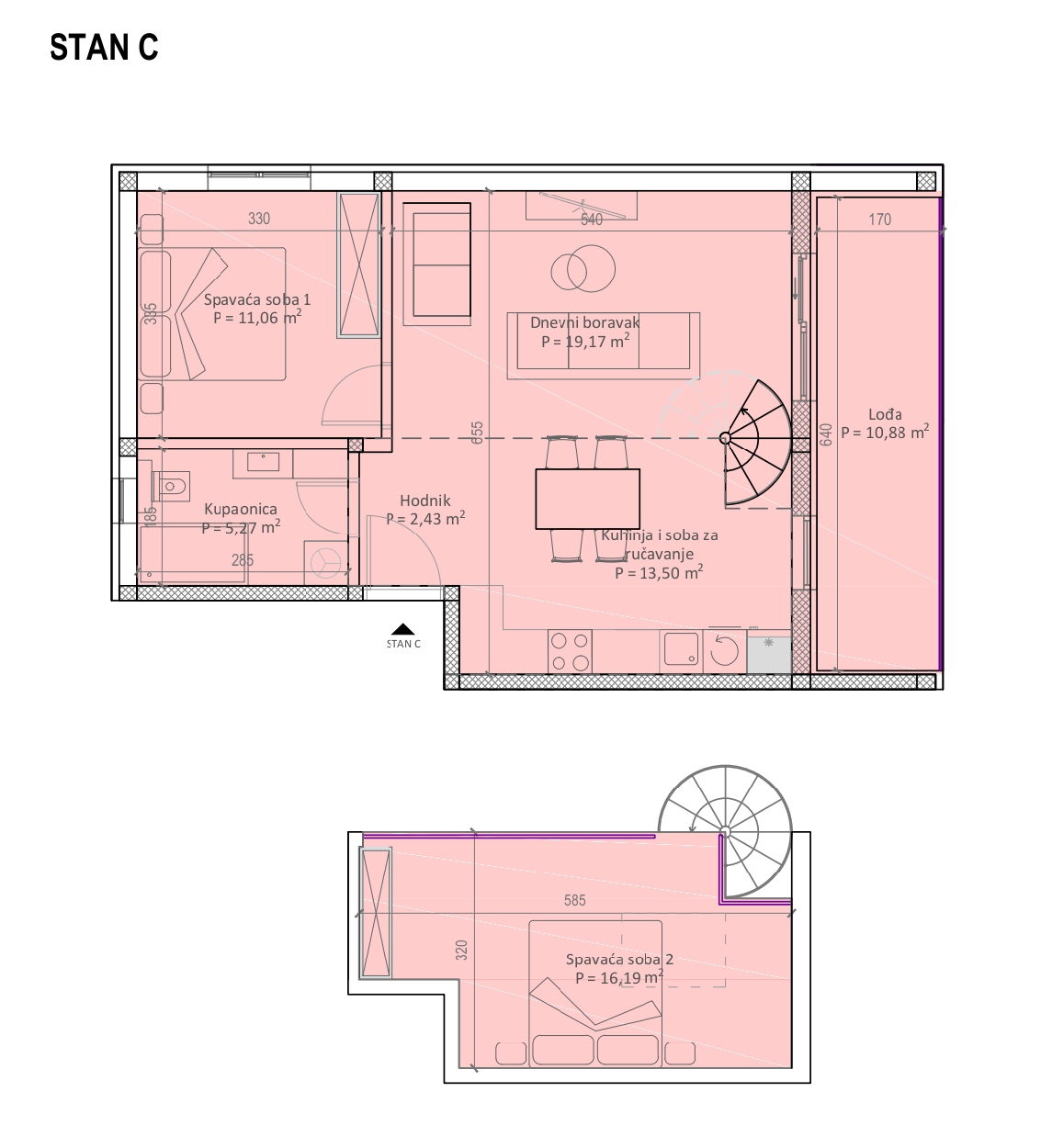 Istra, Valbandon - appartamento bilocale in nuova costruzione