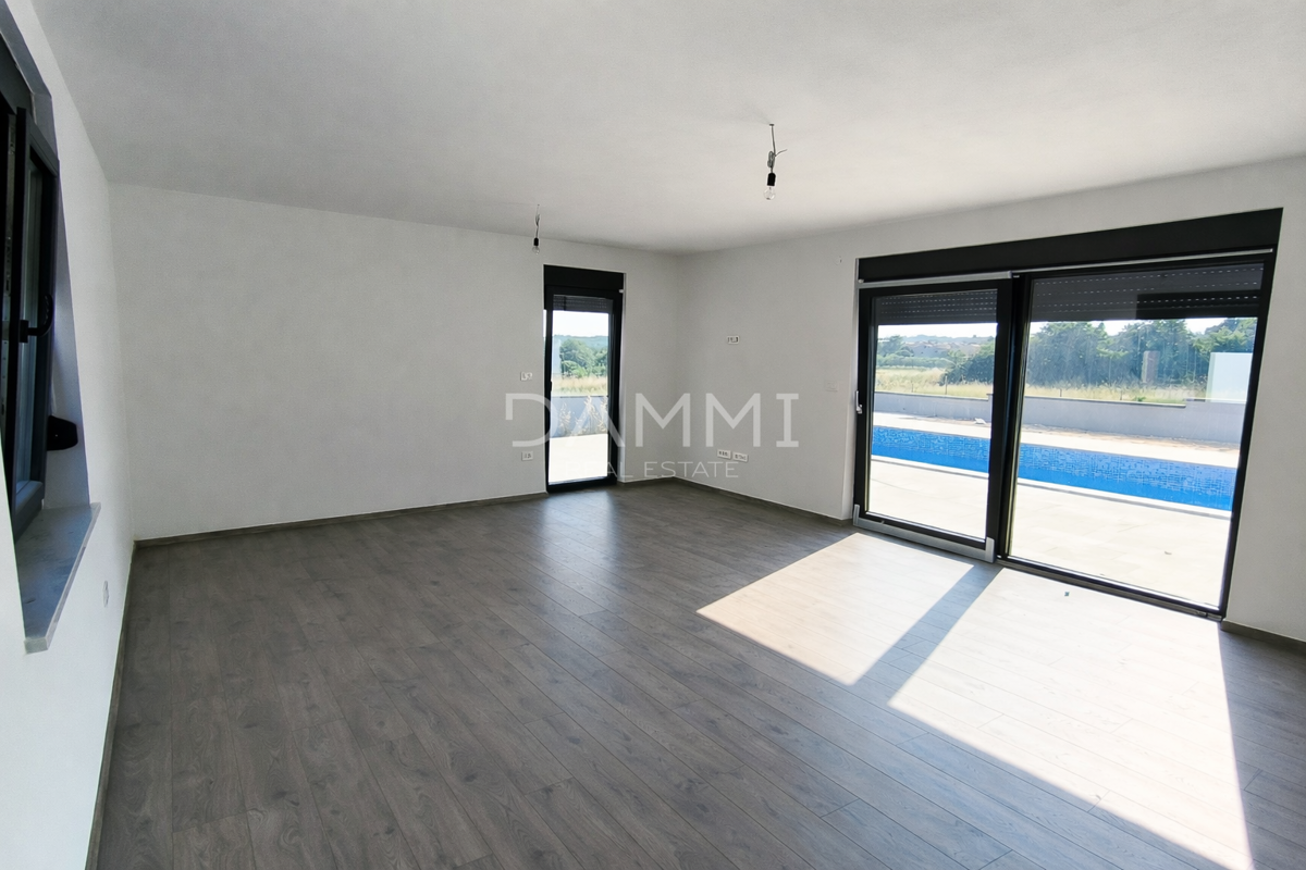 Istra - Marčana, casa con piscina, nuova costruzione