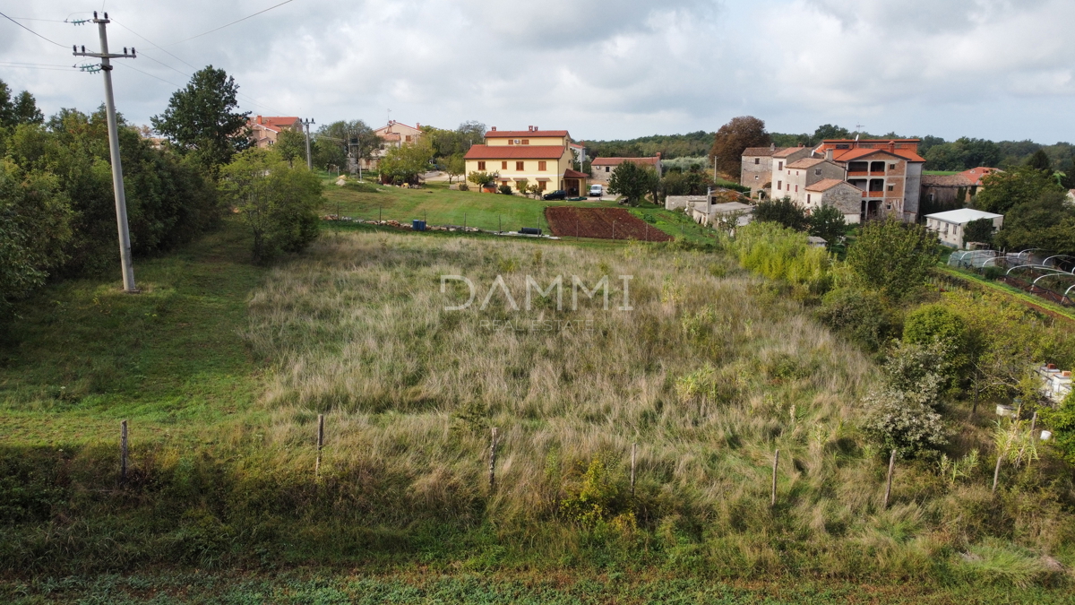 ISTRIA, VIŠNJAN - TERRENO EDIFICABILE IN OTTIMA POSIZIONE