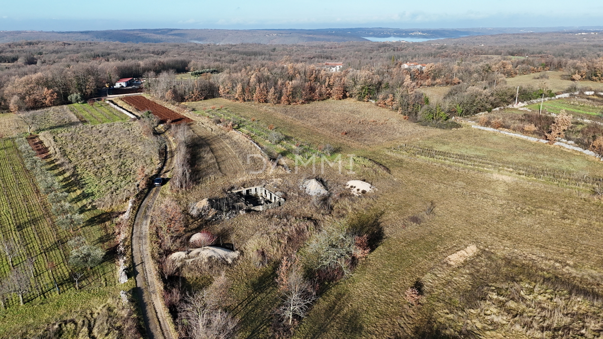 ISTRA, ŽMINJ - Terreno edificabile isolato di 1255 m2