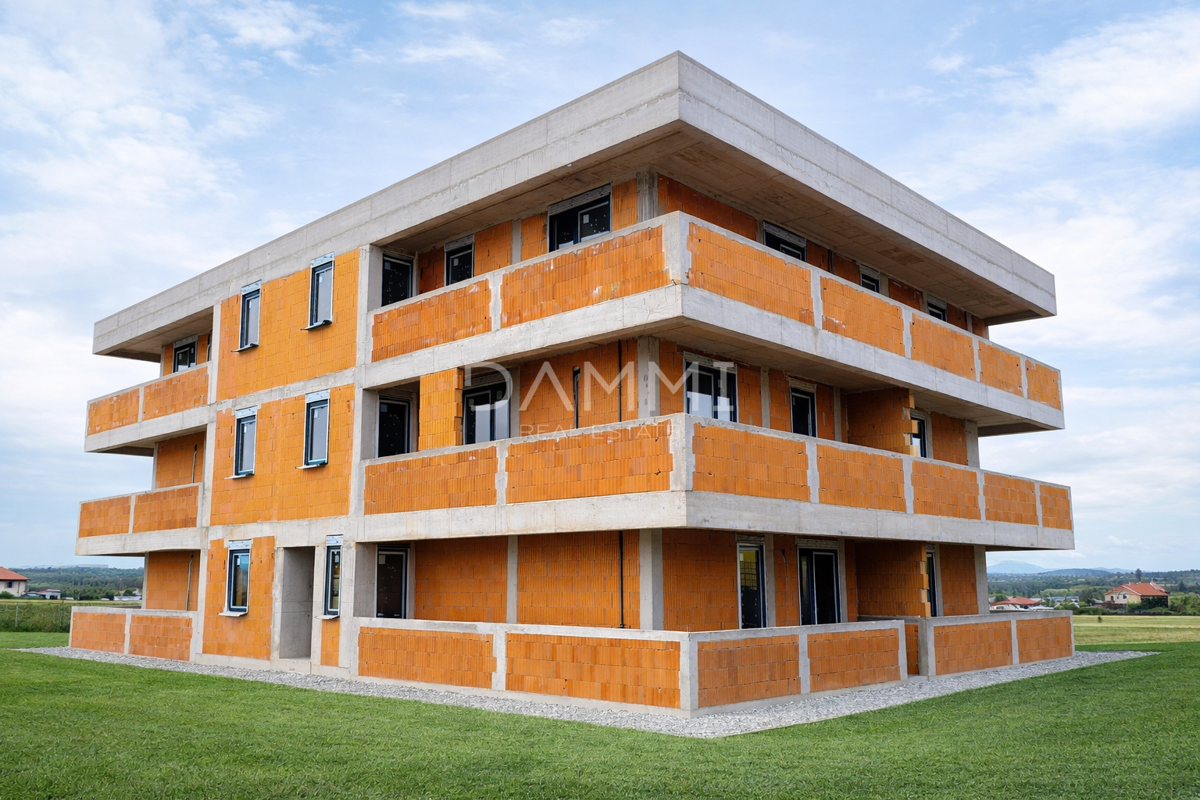 Istra, Pula - appartamento con una camera, nuova costruzione, 2° piano