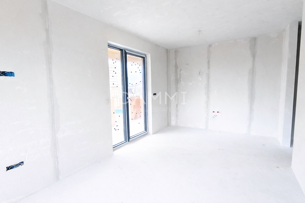 Istra, Pula - appartamento con una camera, nuova costruzione, 2° piano