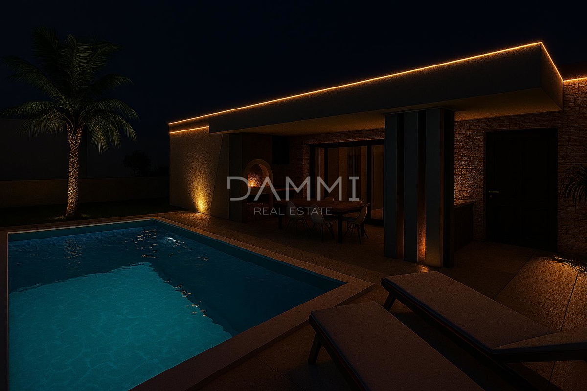 ISTRA, SVETI LOVREČ - VILLA AL PIANO TERRA CON PISCINA IN AMBIENTE TRANQUILLO