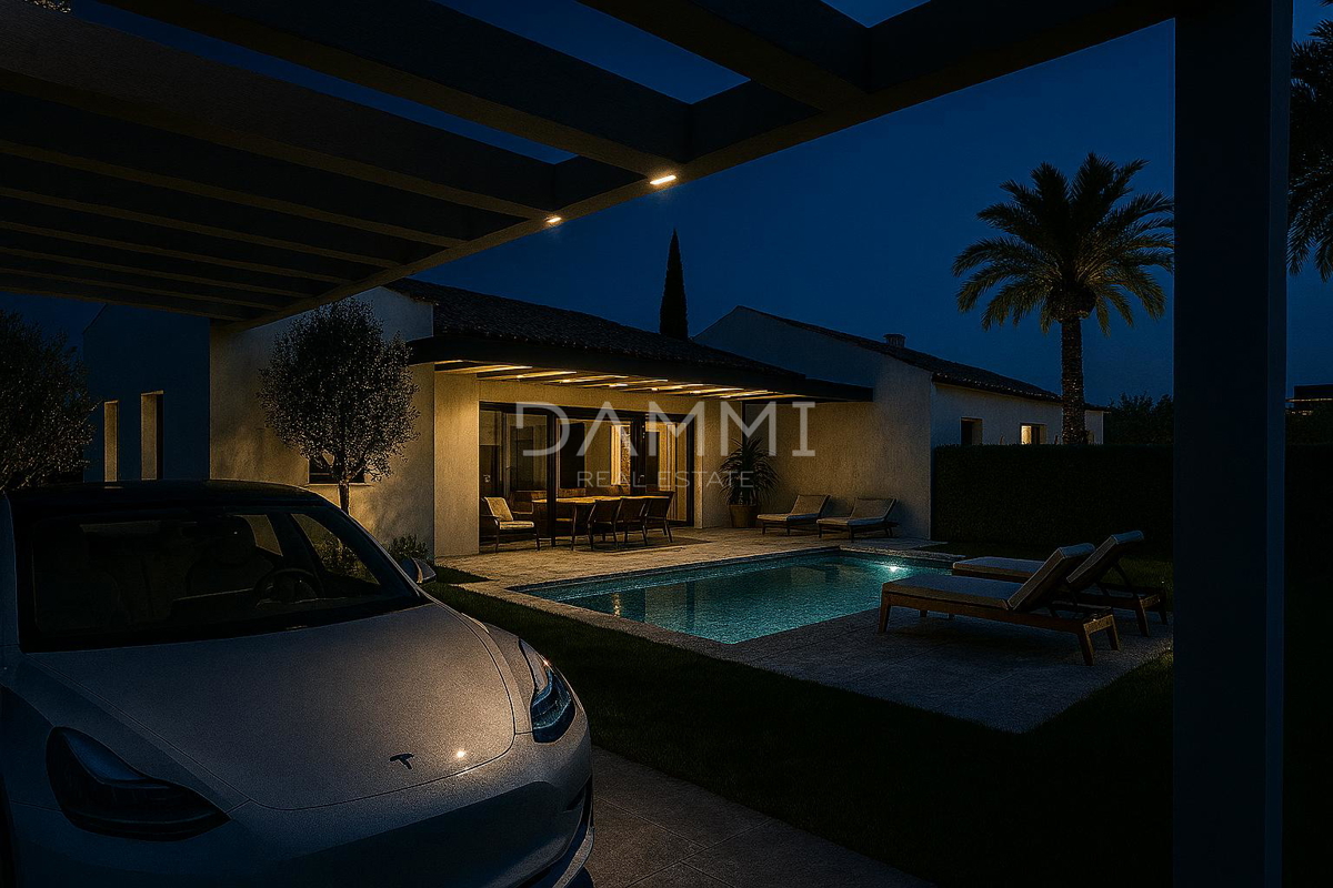 ISTRA, SVETI LOVREČ - VILLA AL PIANO TERRA CON PISCINA IN AMBIENTE TRANQUILLO