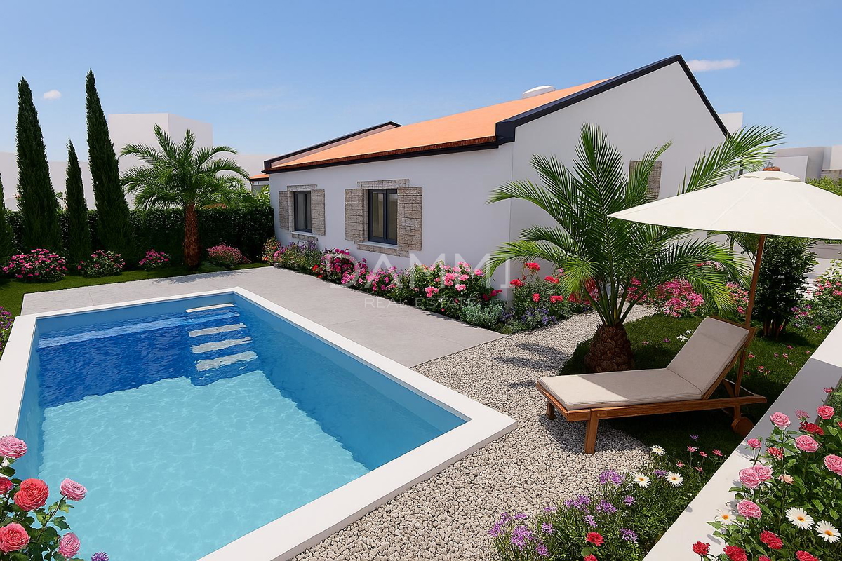 ISTRA, SVETI LOVREČ - VILLA AL PIANO TERRA CON PISCINA IN AMBIENTE TRANQUILLO