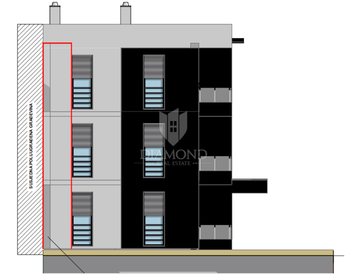 Eccellente appartamento al secondo piano di un nuovo edificio a Medolino!