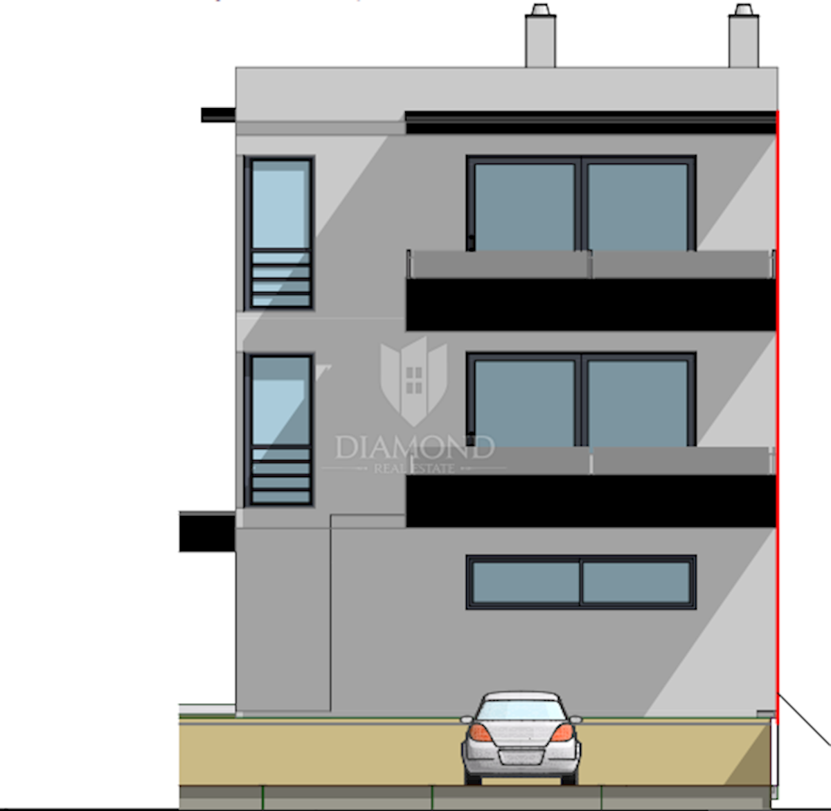 Eccellente appartamento al secondo piano di un nuovo edificio a Medolino!