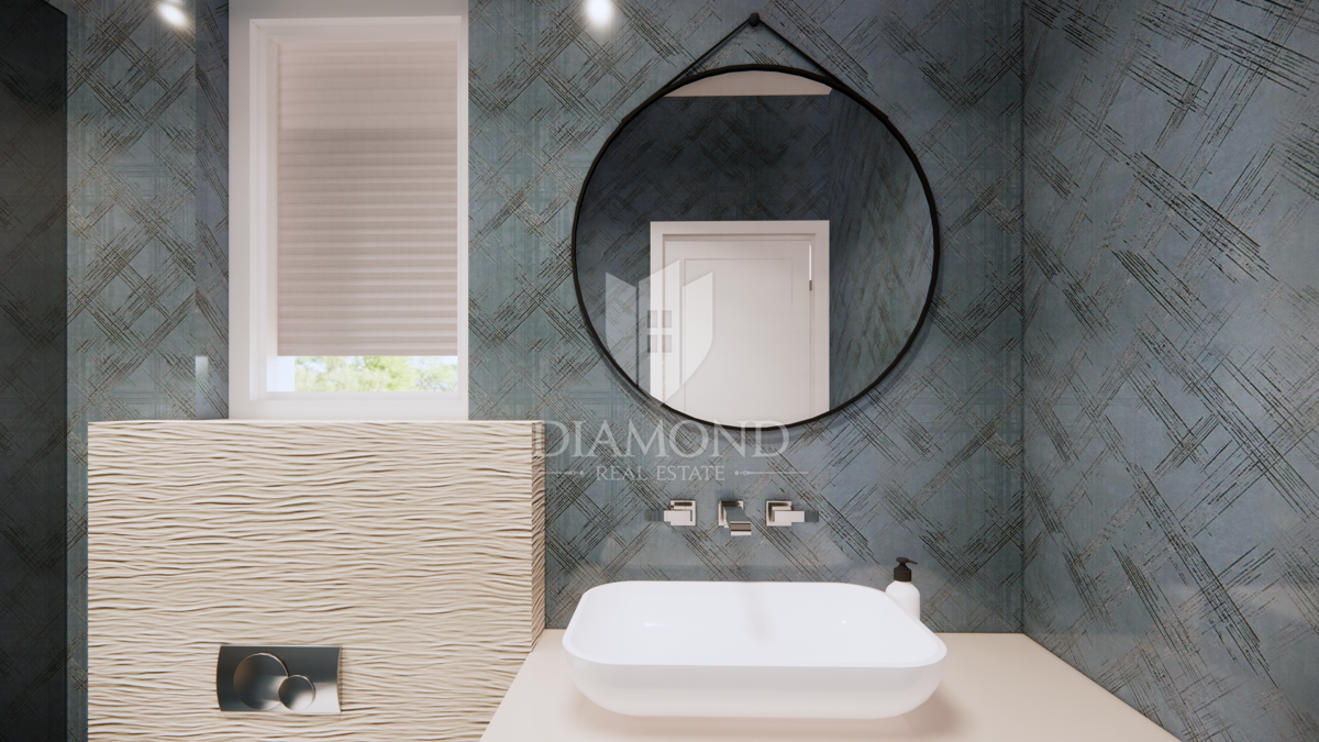 Žminj, dintorni, casa unifamiliare di nuova costruzione con piscina.