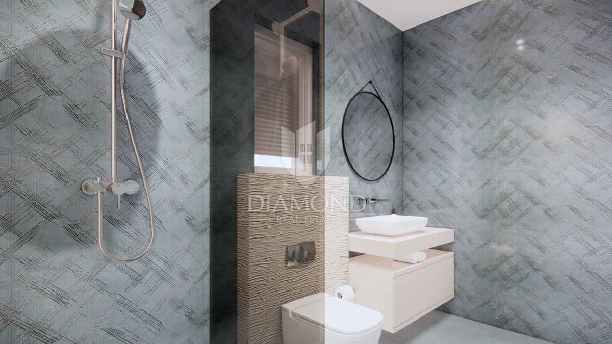 Žminj, dintorni, casa unifamiliare di nuova costruzione con piscina.