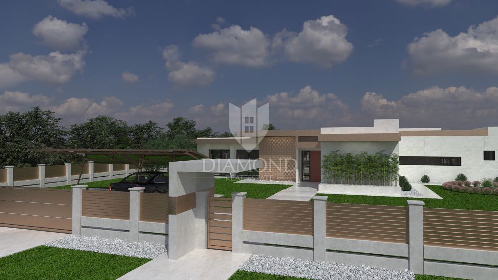 Moderna casa a un piano a Liznjan