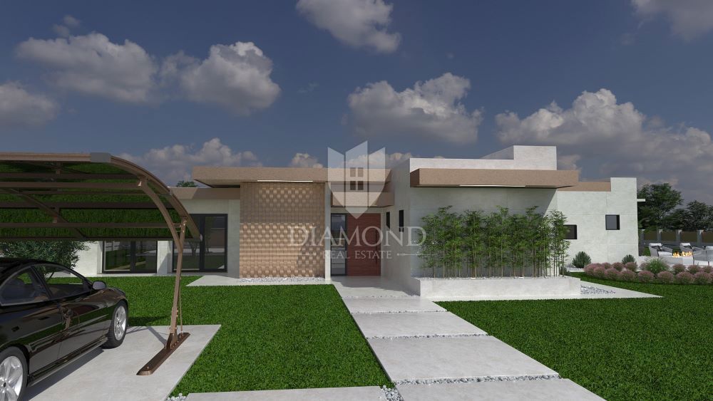 Moderna casa a un piano a Liznjan