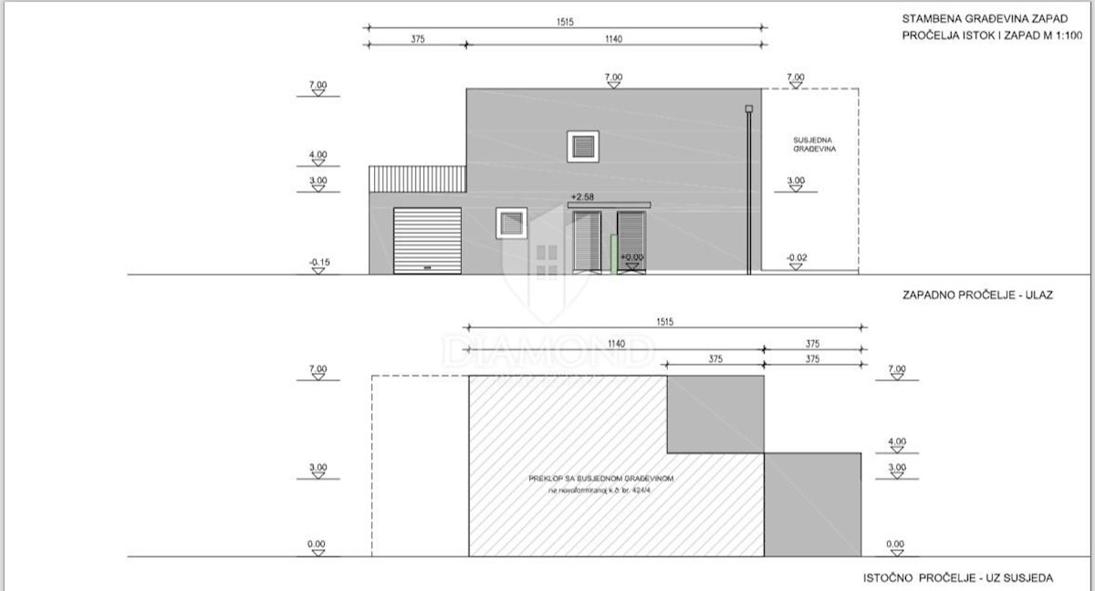 Dintorni di Lovrečica, terreno con progetto