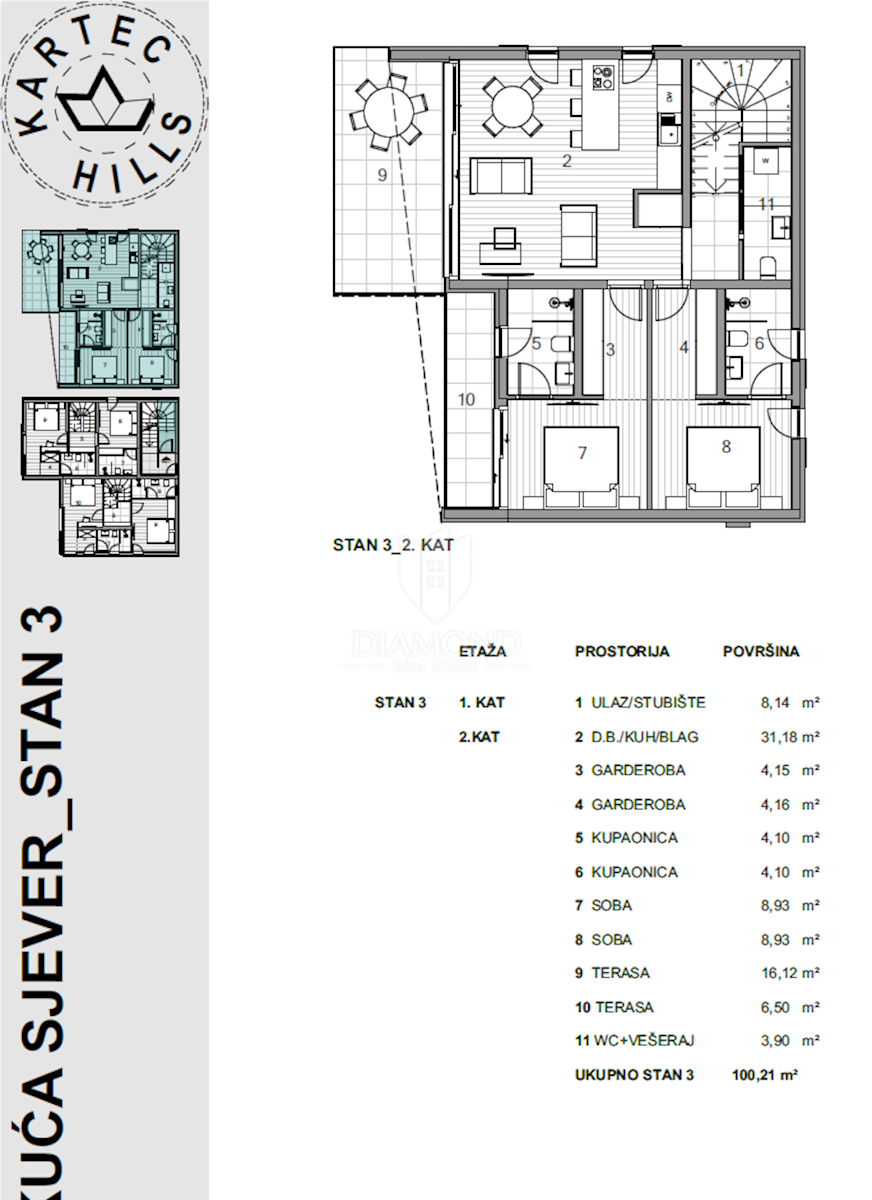 Appartamento Krk, 79,21m2