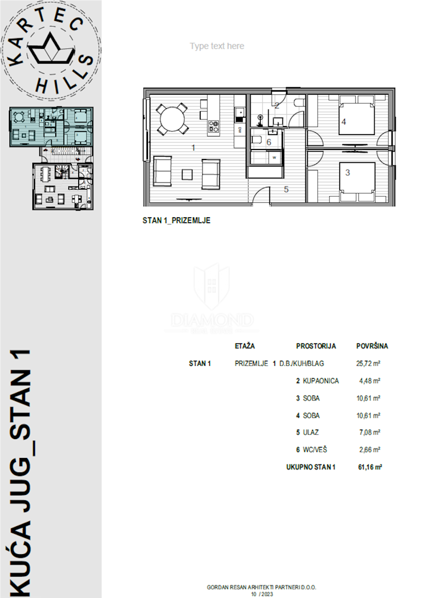 Appartamento Krk, 79,21m2