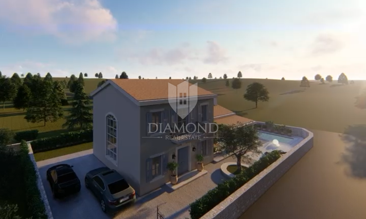 Cittanova, dintorni! Bellissima villa in costruzione a 700 m dal mare!