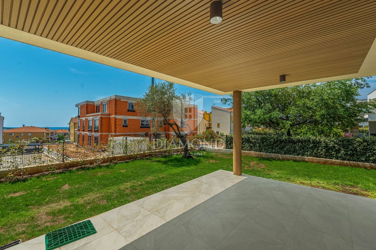 Cittanova, nuovo appartamento di 93 m2 al piano terra con giardino privato di 132 m2!