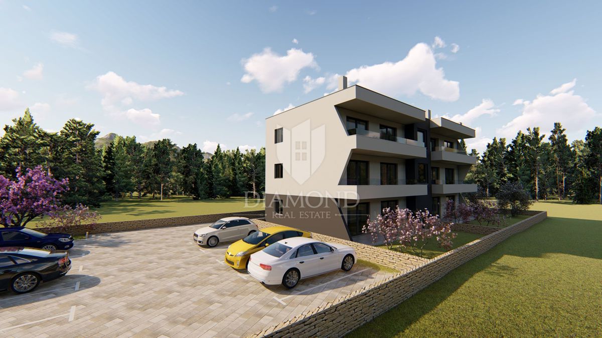 Umago, nuovo edificio! Splendido appartamento con due camere da letto!