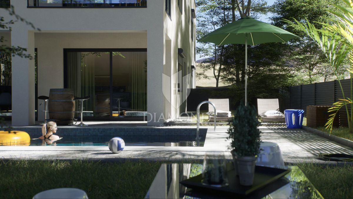 Casa a schiera di nuova costruzione a Parenzo, a 1 km dal mare