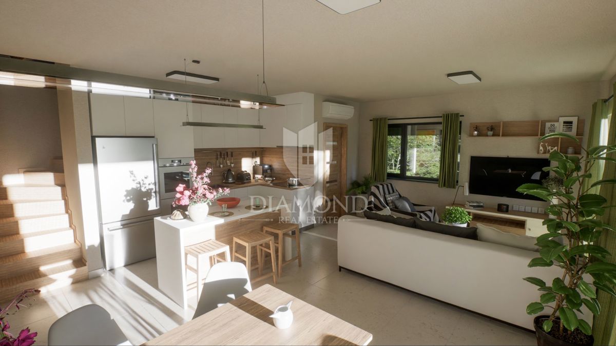 Casa a schiera di nuova costruzione a Parenzo, a 1 km dal mare