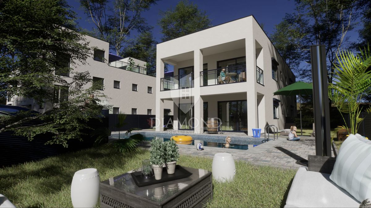 Casa a schiera di nuova costruzione a Parenzo, a 1 km dal mare