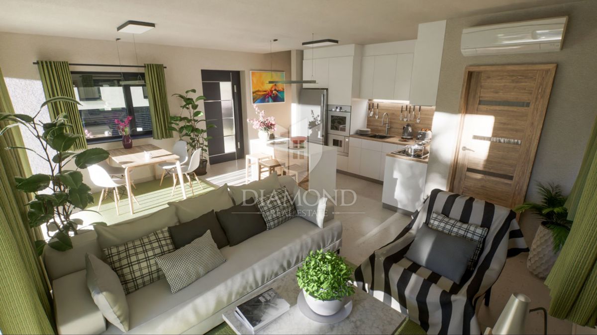 Casa a schiera di nuova costruzione a Parenzo, a 1 km dal mare