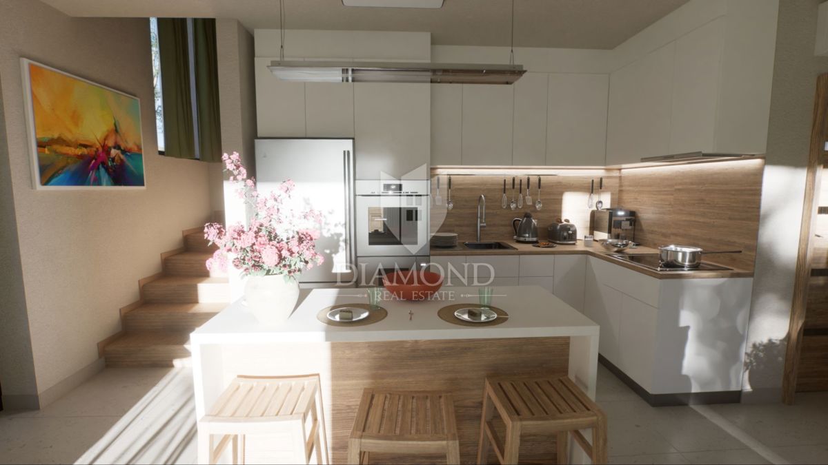 Casa a schiera di nuova costruzione a Parenzo, a 1 km dal mare