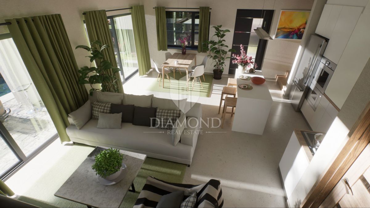 Casa a schiera di nuova costruzione a Parenzo, a 1 km dal mare