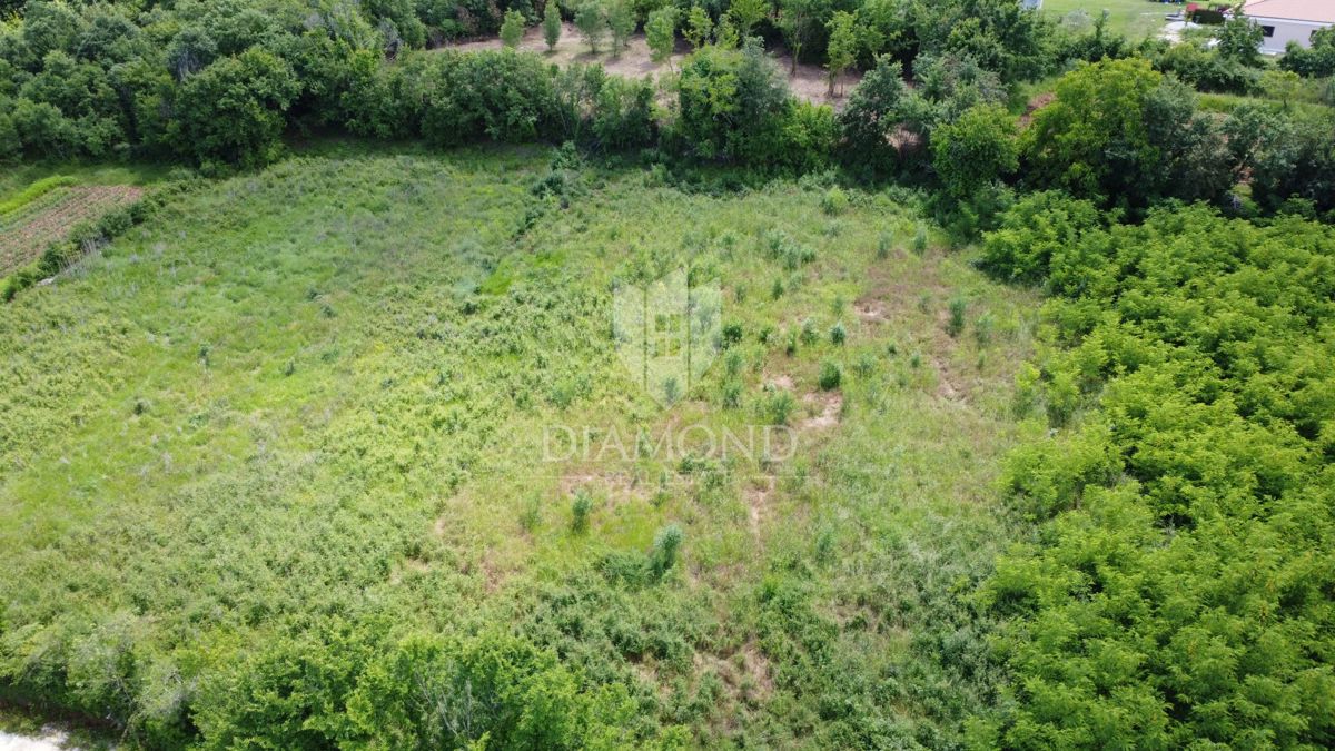 Poreč - Dintorni - Ottimo terreno edificabile di 1090 m² con progetto e permesso