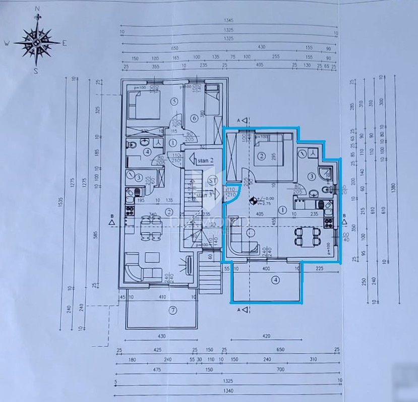 Appartamento Podmurvice, Rijeka, 51,82m2