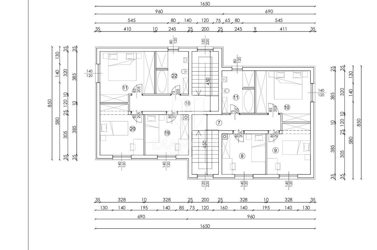 Labin, appartamento in costruzione nel centro città