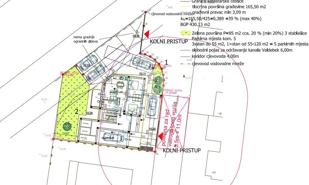  Spazioso appartamento con 4 camere da letto e due terrazze in un nuovo edificio, Valdebek!