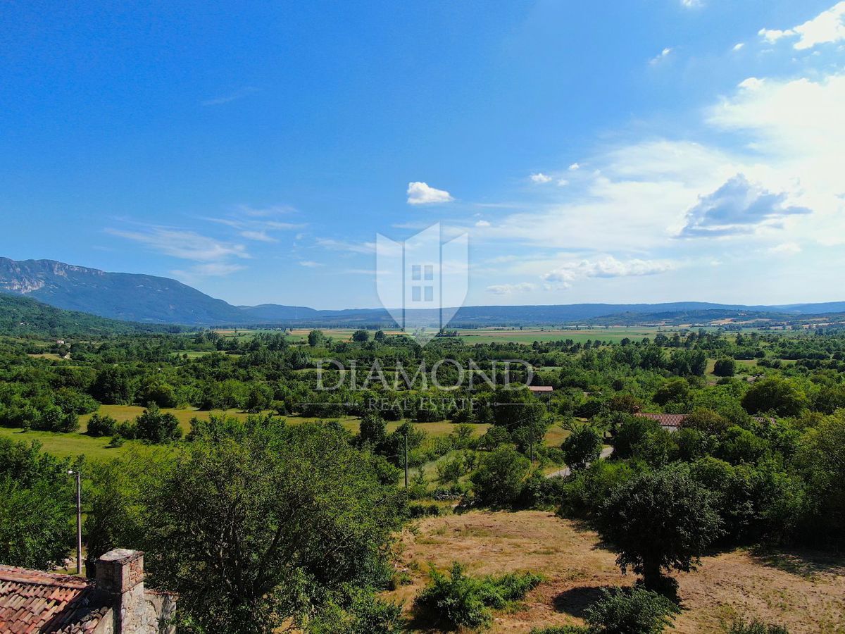 Albona, dintorni, bella proprietà con tre edifici da ristrutturare